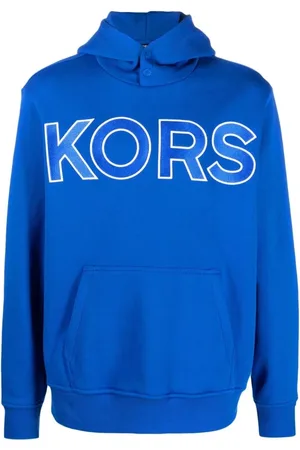 Michael Kors Heren, Sweatshirts & Hoodies, Blauw, Maat: L Katoen