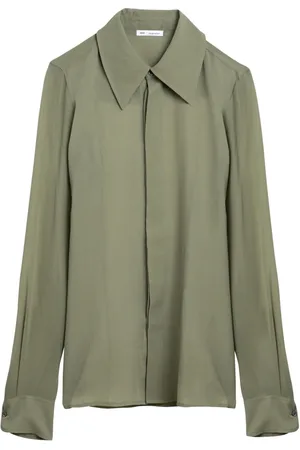 Ami Dames, Blouses & Shirts, Groen, Maat: XS