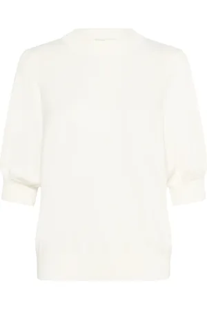 Kaffe Dames, Truien, Wit, Maat: 2XL