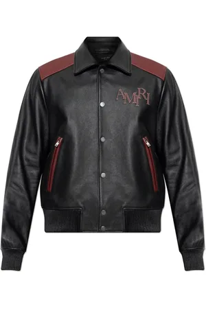 AMIRI Heren, Jassen, Zwart, Maat: XL Leer