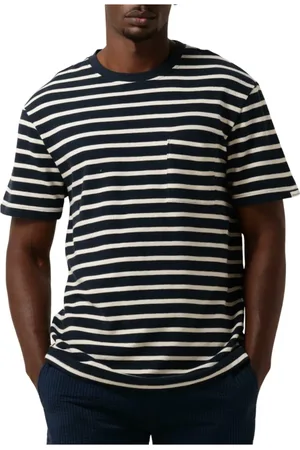 Anerkjendt Heren, Tops, Blauw, Maat: M Katoen