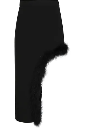AMEN Dames, Rokken, Zwart, Maat: S Viscose