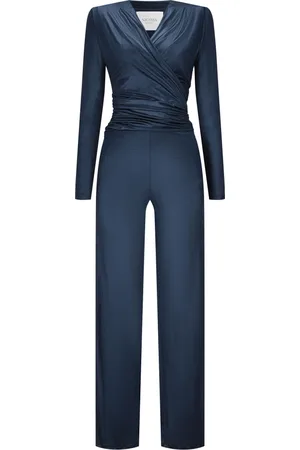 Nicowa Dames, Jumpsuits & Playsuits, Blauw, Maat: XS Jersey