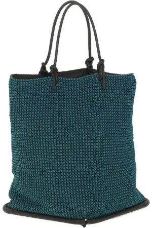 Bottega Veneta Dames, Pre-owned, Blauw, Maat: ONE Size Nylon