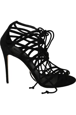 Dolce & Gabbana Dames, Schoenen, Zwart, Maat: 36 1/2 EU Suède
