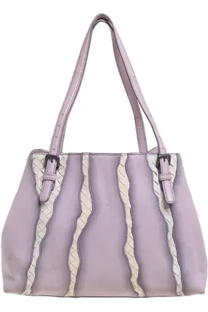 Bottega Veneta Dames, Pre-owned, Paars, Maat: ONE Size Leer