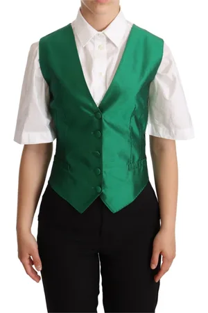 Dolce & Gabbana Dames, Pakken, Groen, Maat: XS Zijde