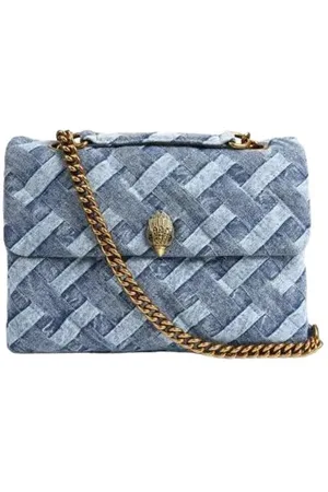 Kurt Geiger Dames, Tassen, Blauw, Maat: ONE Size Denim