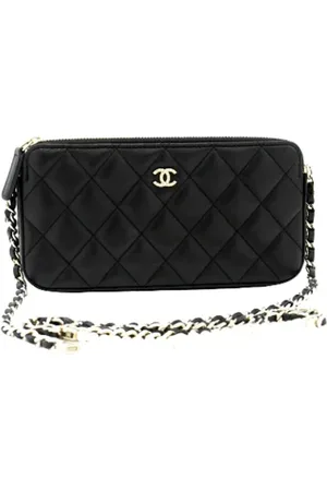 CHANEL Dames, Pre-owned, Zwart, Maat: ONE Size Tweed