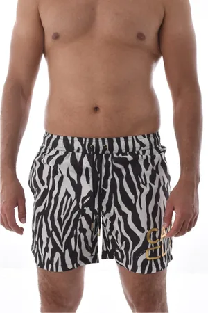 Roberto Cavalli Heren, Badkleding, Zwart, Maat: S Poliester