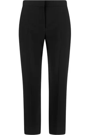 Alexander McQueen Dames, Broeken, Zwart, Maat: XS Wol