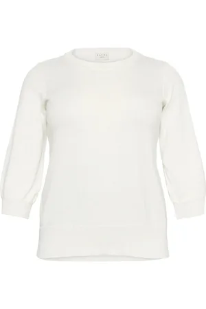 Kaffe Dames, Truien, Wit, Maat: XL