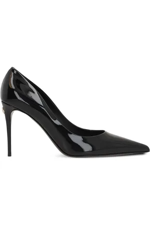 Dolce & Gabbana Dames, Schoenen, Zwart, Maat: 38 1/2 EU Zijde