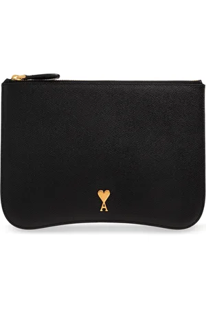 Ami Unisex, Accessoires, Zwart, Maat: ONE Size Leer