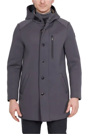 BOB der Bär Heren, Mantels, Grijs, Maat: XL Wol