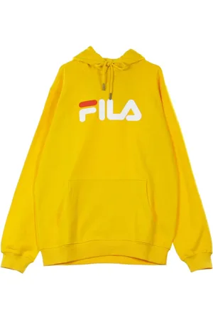 Fila Heren, Sweatshirts & Hoodies, Geel, Maat: L Katoen