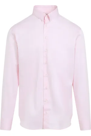 Giorgio Armani Heren, Overhemden, Roze, Maat: L Katoen