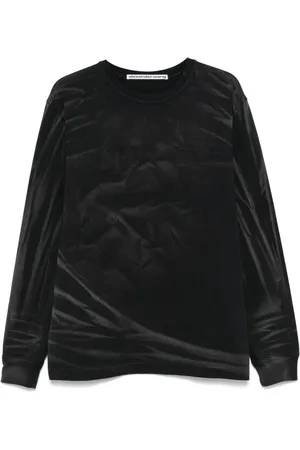 Alexander Wang Heren, Tops, Zwart, Maat: L Katoen