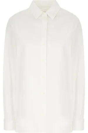 Givenchy Dames, Blouses & Shirts, Wit, Maat: M Katoen