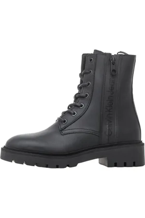 Calvin Klein Dames, Schoenen, Zwart, Maat: 36 EU Leer