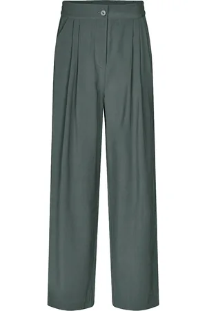 Modstrom Dames, Broeken, Groen, Maat: XL Viscose