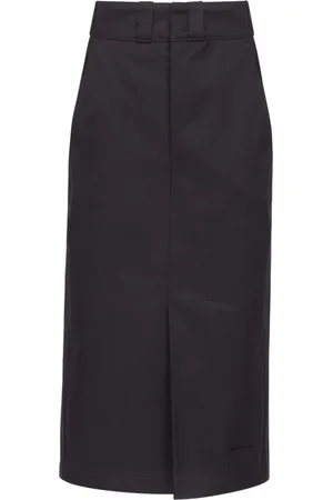 Maison Margiela Dames, Rokken, Zwart, Maat: M Katoen