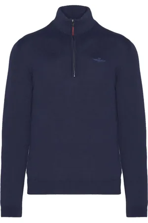 Aeronautica Militare Heren, Sweatshirts & Hoodies, Blauw, Maat: S Katoen