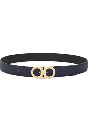 Salvatore Ferragamo Heren, Accessoires, Blauw, Maat: 95 CM Leer