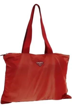 Prada Dames, Pre-owned, Rood, Maat: ONE Size Nylon