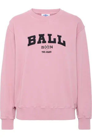 Ball Dames, Sweatshirts & Hoodies, Roze, Maat: L Katoen