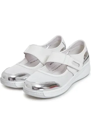CESARE GASPARI Dames, Schoenen, Wit, Maat: 37 EU Leer