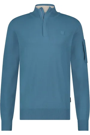 State of art Heren, Truien, Blauw, Maat: L Viscose