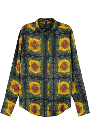 Scotch&Soda Dames, Blouses & Shirts, Groen, Maat: L Zijde