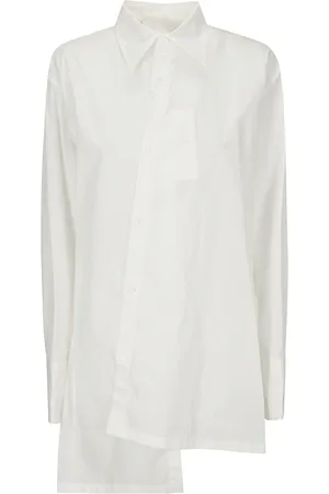 YOHJI YAMAMOTO Dames, Blouses & Shirts, Wit, Maat: M