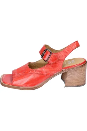 Moma Dames, Schoenen, Rood, Maat: 37 EU Leer