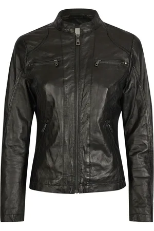Bugatti Dames, Jassen, Zwart, Maat: 2XL Leer