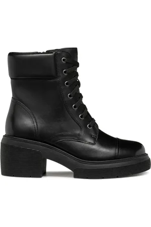 Geox Dames, Schoenen, Zwart, Maat: 39 EU Leer