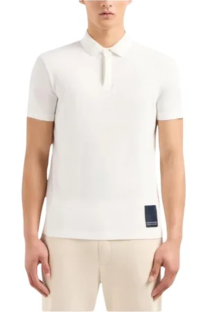 Armani Exchange Heren, Tops, Wit, Maat: S Katoen