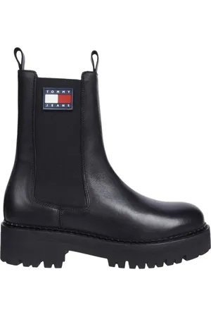Tommy Hilfiger Dames, Schoenen, Zwart, Maat: 41 EU Leer