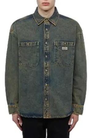 Dickies Heren, Overhemden, Blauw, Maat: L