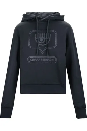 Chiara Ferragni Dames, Sweatshirts & Hoodies, Zwart, Maat: XS Katoen