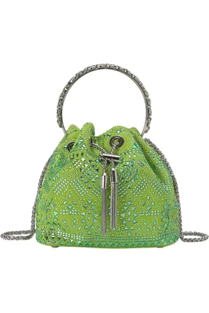 Alma en Pena Dames, Tassen, Groen, Maat: ONE Size Leer