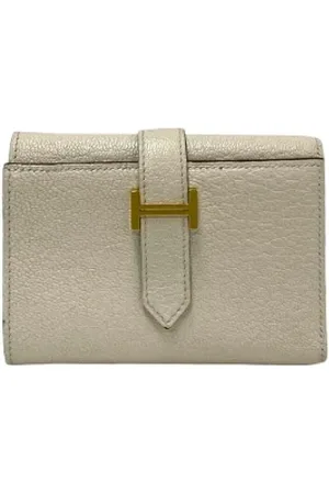 Hermès Dames, Pre-owned, Grijs, Maat: ONE Size Leer