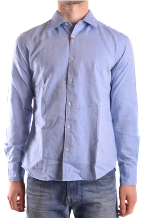 ALTEA Heren, Overhemden, Blauw, Maat: L