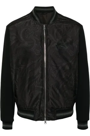 Etro Heren, Jassen, Zwart, Maat: M Wol