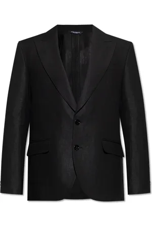 Dolce & Gabbana Heren, Jassen, Zwart, Maat: L Linnen