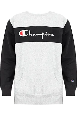 Champion Heren, Sweatshirts & Hoodies, Grijs, Maat: XS Katoen