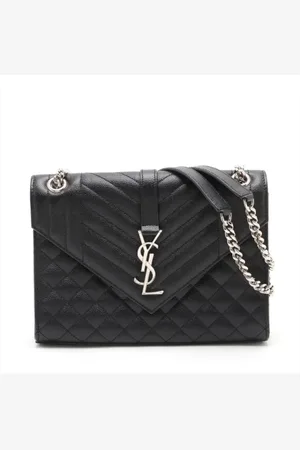 Saint Laurent Dames, Pre-owned, Zwart, Maat: ONE Size Leer