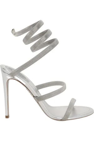 RENE CAOVILLA Dames, Schoenen, Grijs, Maat: 38 1/2 EU