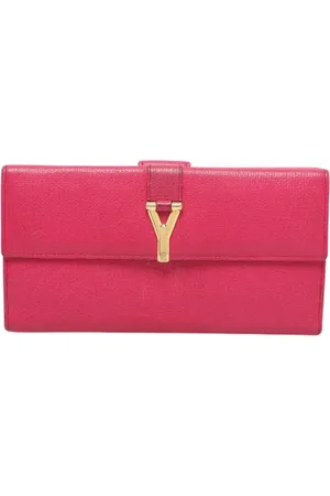 Saint Laurent Dames, Pre-owned, Roze, Maat: ONE Size Leer